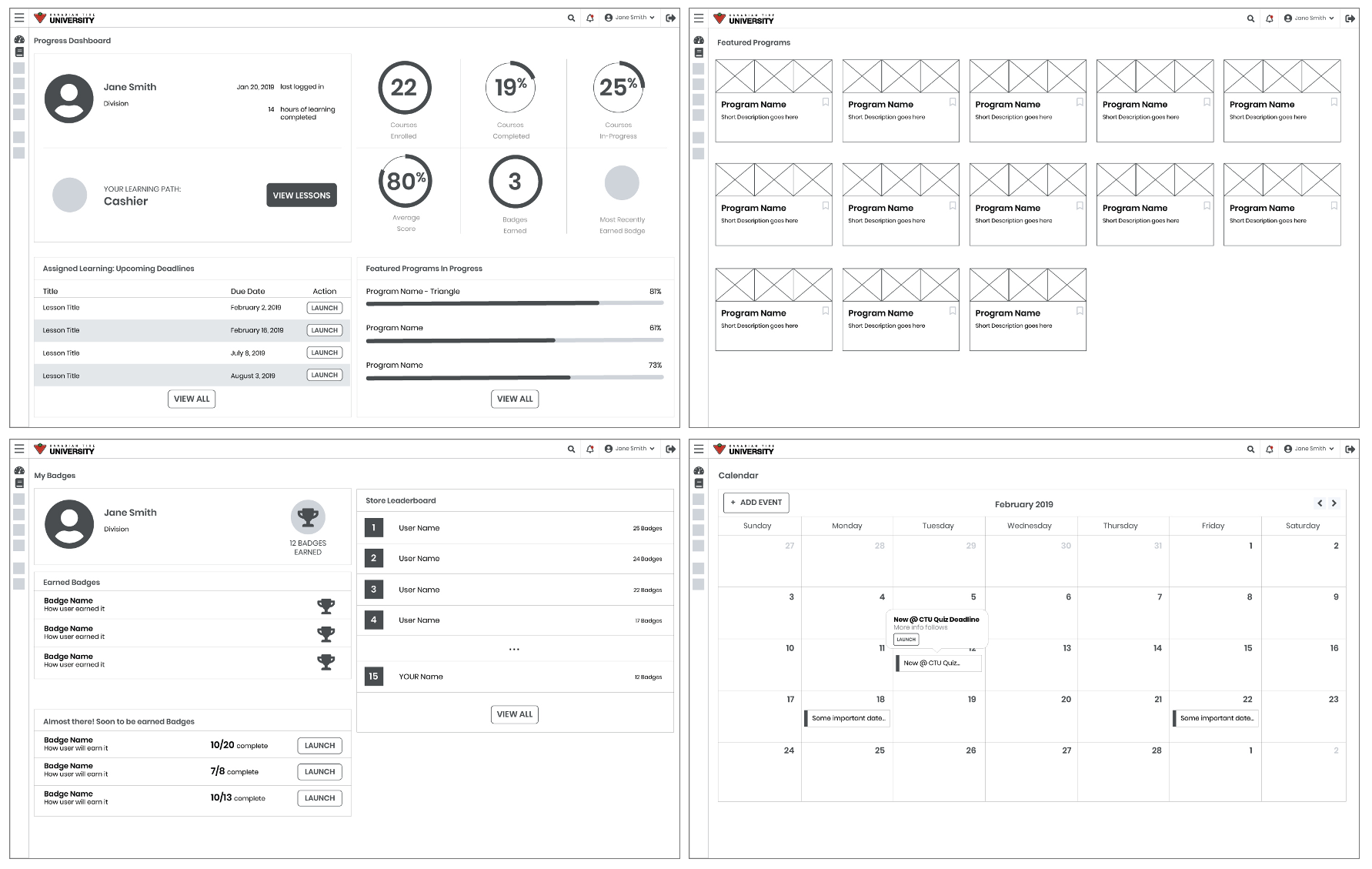 Wireframes
